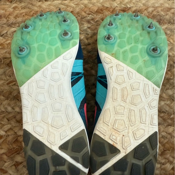 Women’s Nike Size 8 Blue & Pink Rival XC Racing Spikes Track Shoes - Picture 7 of 7